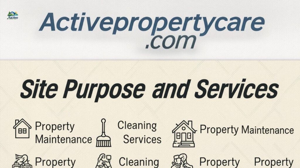 Activepropertycare .com about: Site Purpose and Services