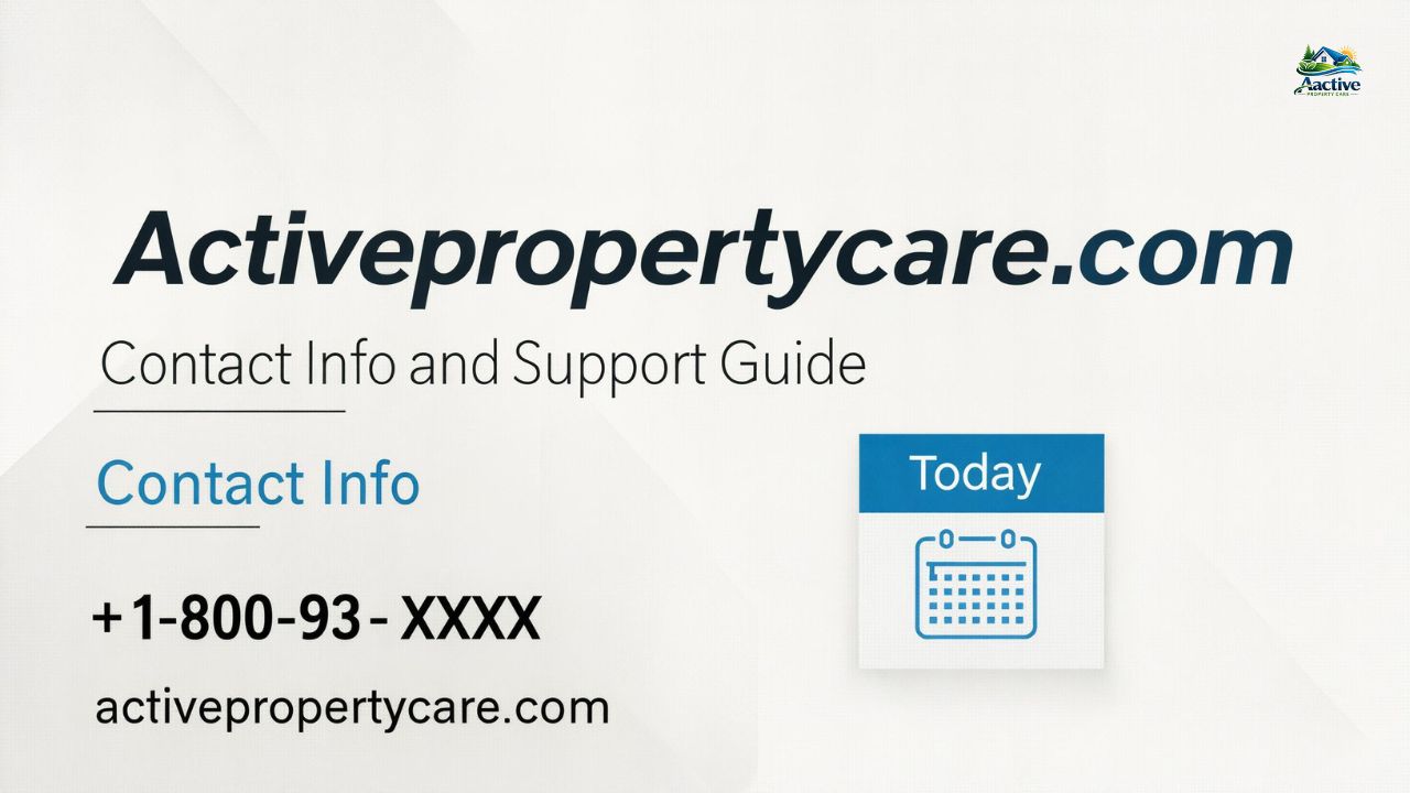 Activepropertycare.com Contact Info and Support Guide Today