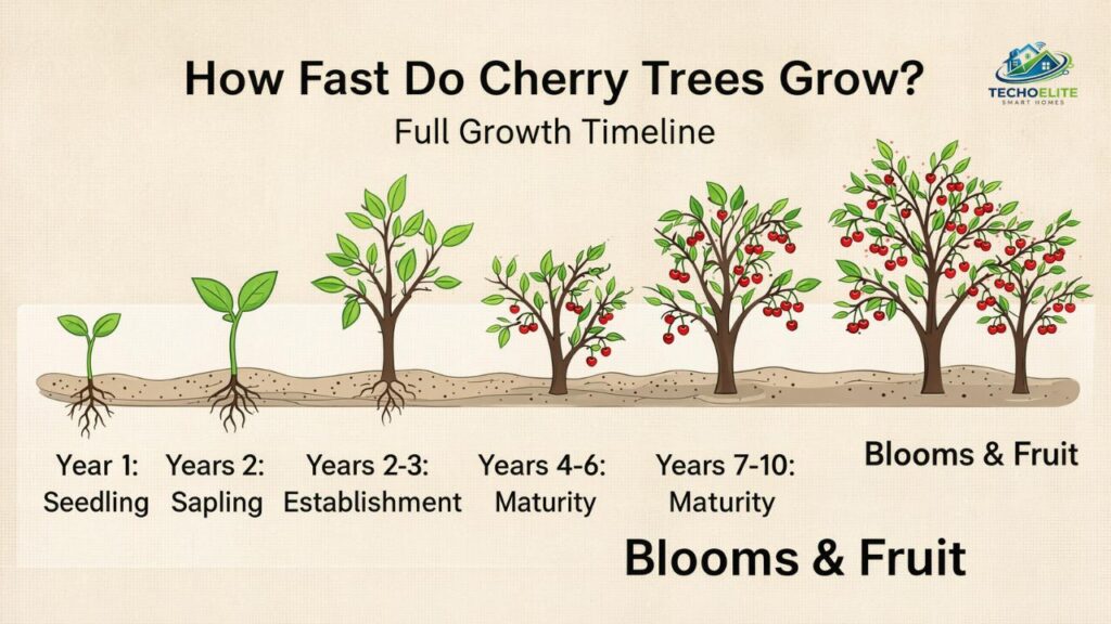 How Fast Do Cherry Trees Grow? Full Growth Timeline