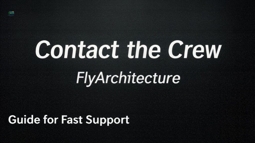 Contact the Crew FlyArchitecture Guide for Fast Support