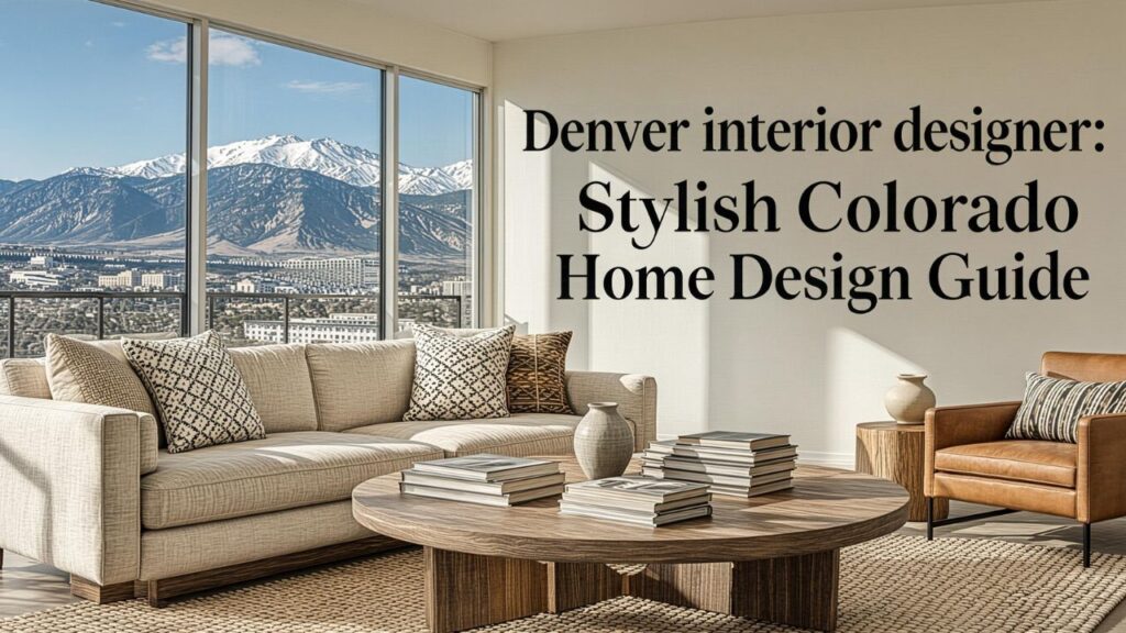 Denver interior designer: Stylish Colorado Home Design Guide