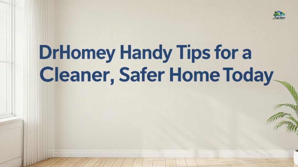 DrHomey Handy Tips for a Cleaner, Safer Home Today