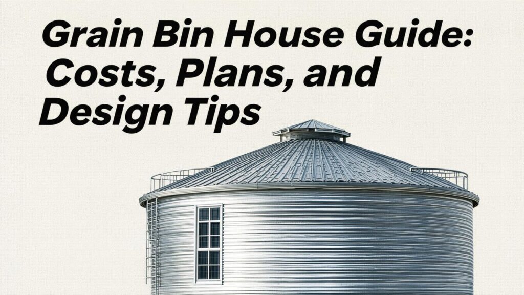 Grain Bin House Guide: Costs, Plans, and Design Tips