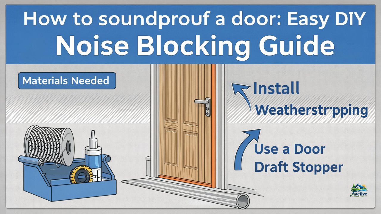 How to soundproof a door: Easy DIY Noise Blocking Guide