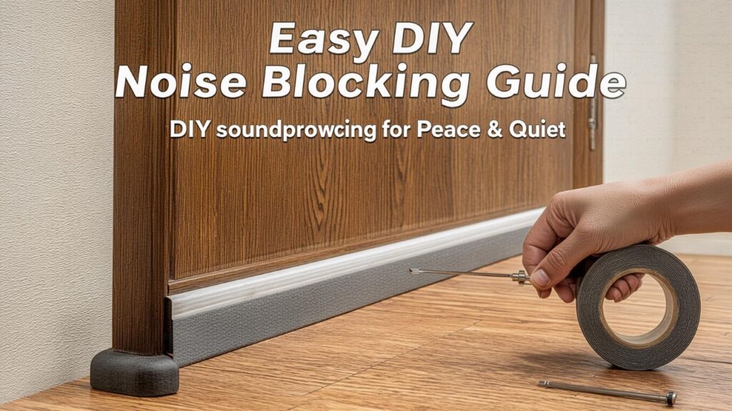 How to soundproof a door: Easy DIY Noise Blocking Guide
