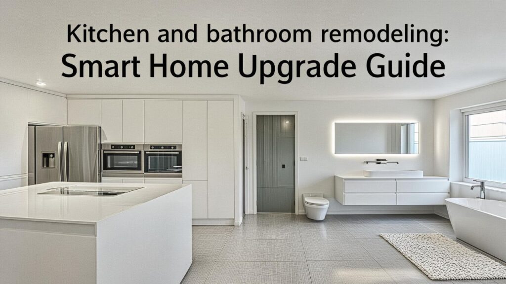 Kitchen and bathroom remodeling: Smart Home Upgrade Guide