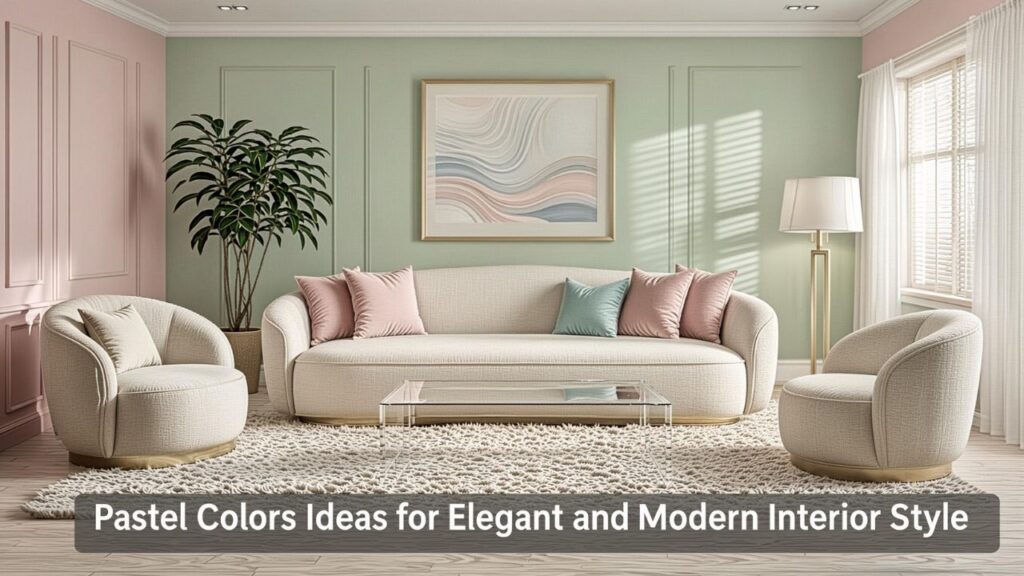 Pastel Colors Ideas for Elegant and Modern Interior Style