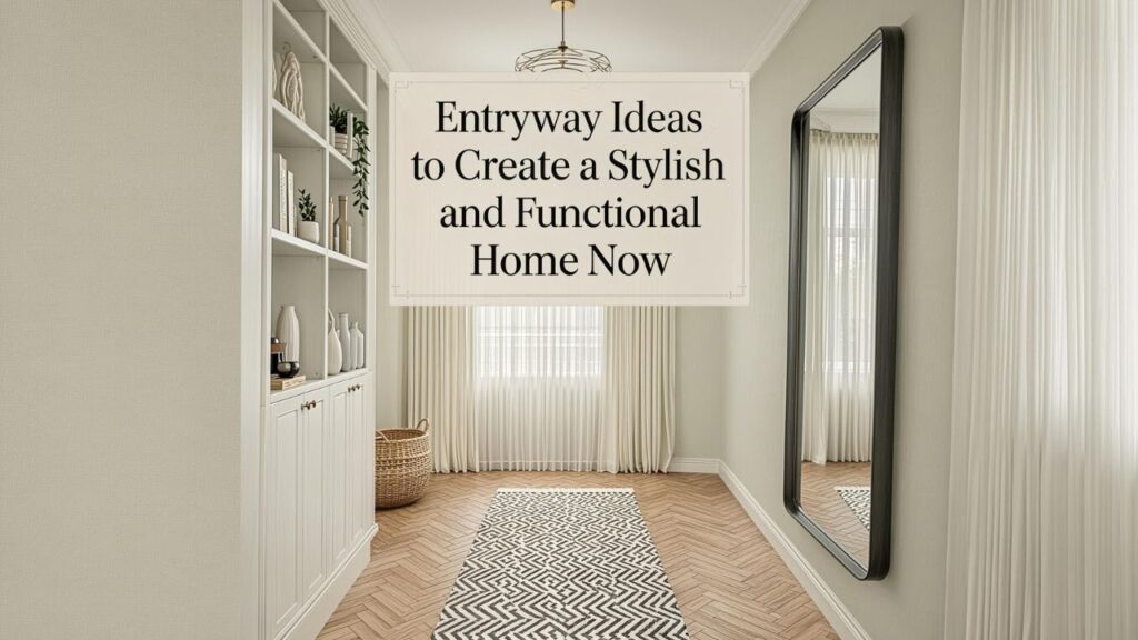 Entryway Ideas to Create a Stylish and Functional Home Now