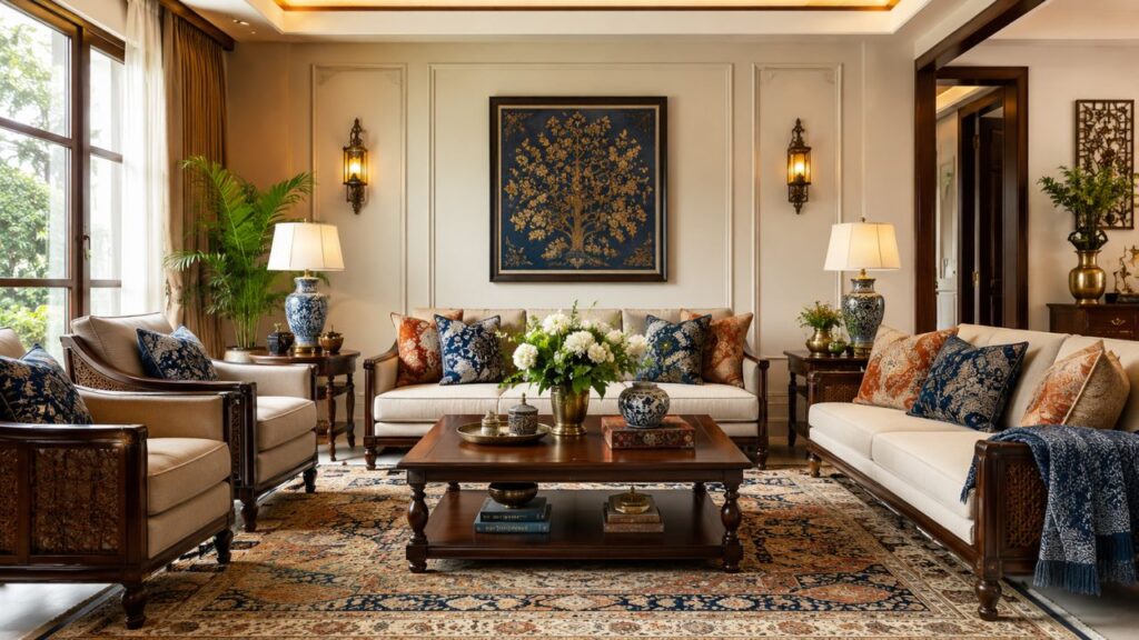 Home Decor Ideas: Transform Your Traditional Living Room Beautifully