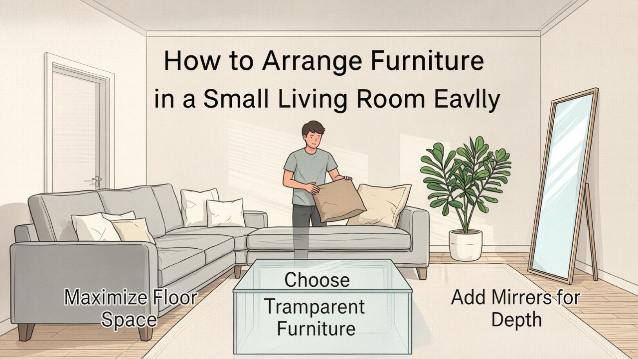 How to Arrange Furniture in a Small Living Room Easily