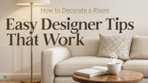 How to Decorate a Room: Easy Designer Tips That Work