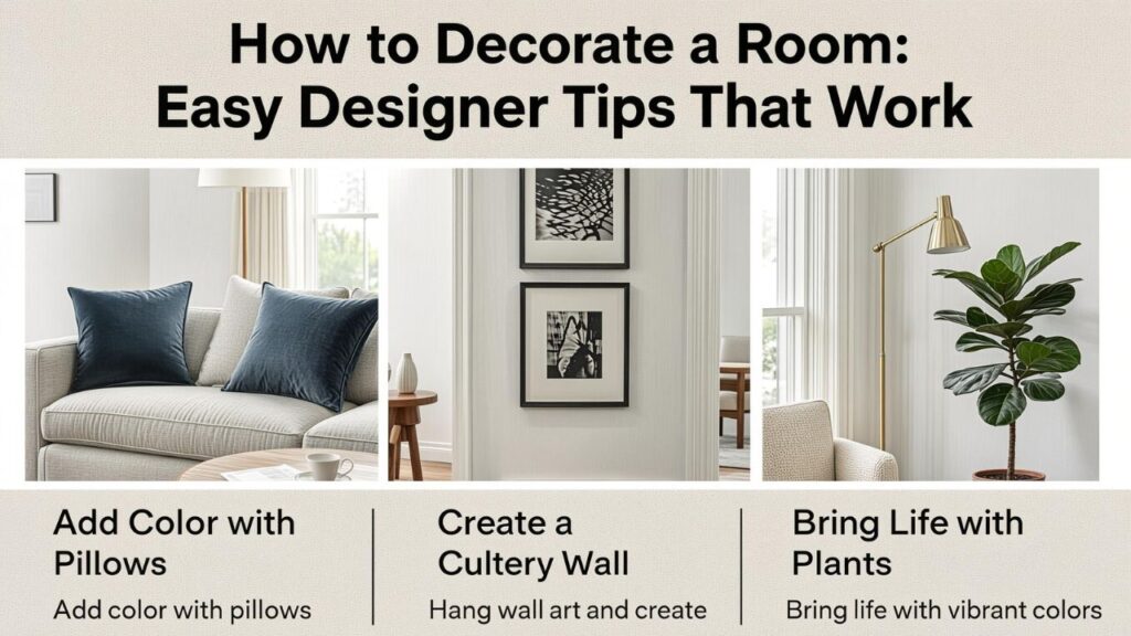 How to Decorate a Room: Easy Designer Tips That Work