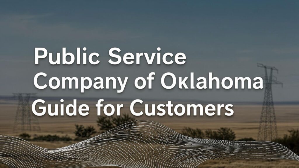 Public Service Company of Oklahoma Guide for Customers