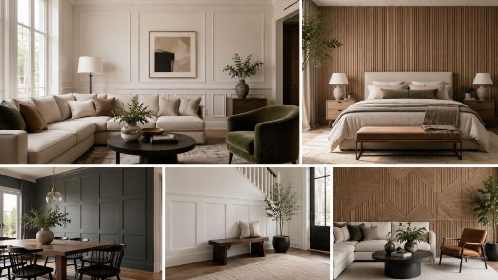 Wall Paneling Ideas for Stylish Rooms and Better Home Value